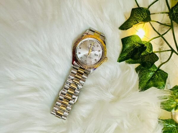 WhatsApp Image 2026-04-26 at 18.14.57 Rolex Day-Date & Oyster Perpetual – Classic Two-Tone Silver Dial Watch for Men