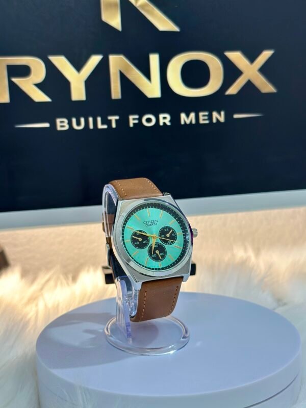 Citizen Classic Chrono-Style Leather Watch