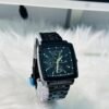Premium Rectangular Chrono-Style Metal Watch