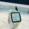 Premium Rectangular Chrono-Style Metal Watch