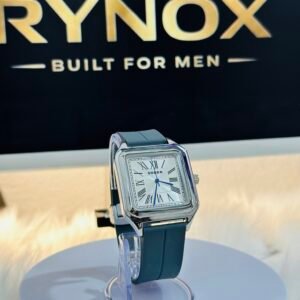 Sober Premium Square Roman Dial Silicone Strap Watch